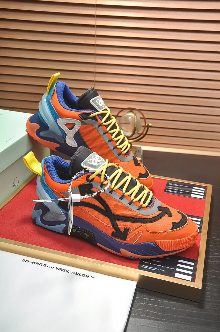 Men's men's shoes💰660💶【off-white】👫 Original one-to-one replica, high-end quality🥳The latest model has not been listed on the official website yet, the top version. Fabric: Imported open-edge beaded laminated leather Lining: Imported breathable mesh Outsole: New material imported TPU combination sole Male 38-44 (customized at 45)